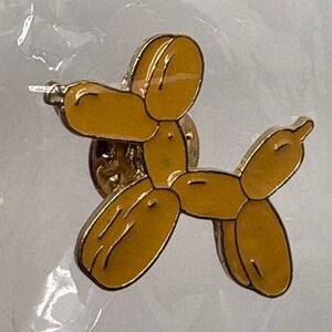 Fun Art Balloon Dog Pin‎ Brooch Lapel Pin Cute Puppy Dog Lover Gift